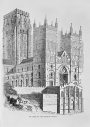 Vista noroeste de la catedral de Durham